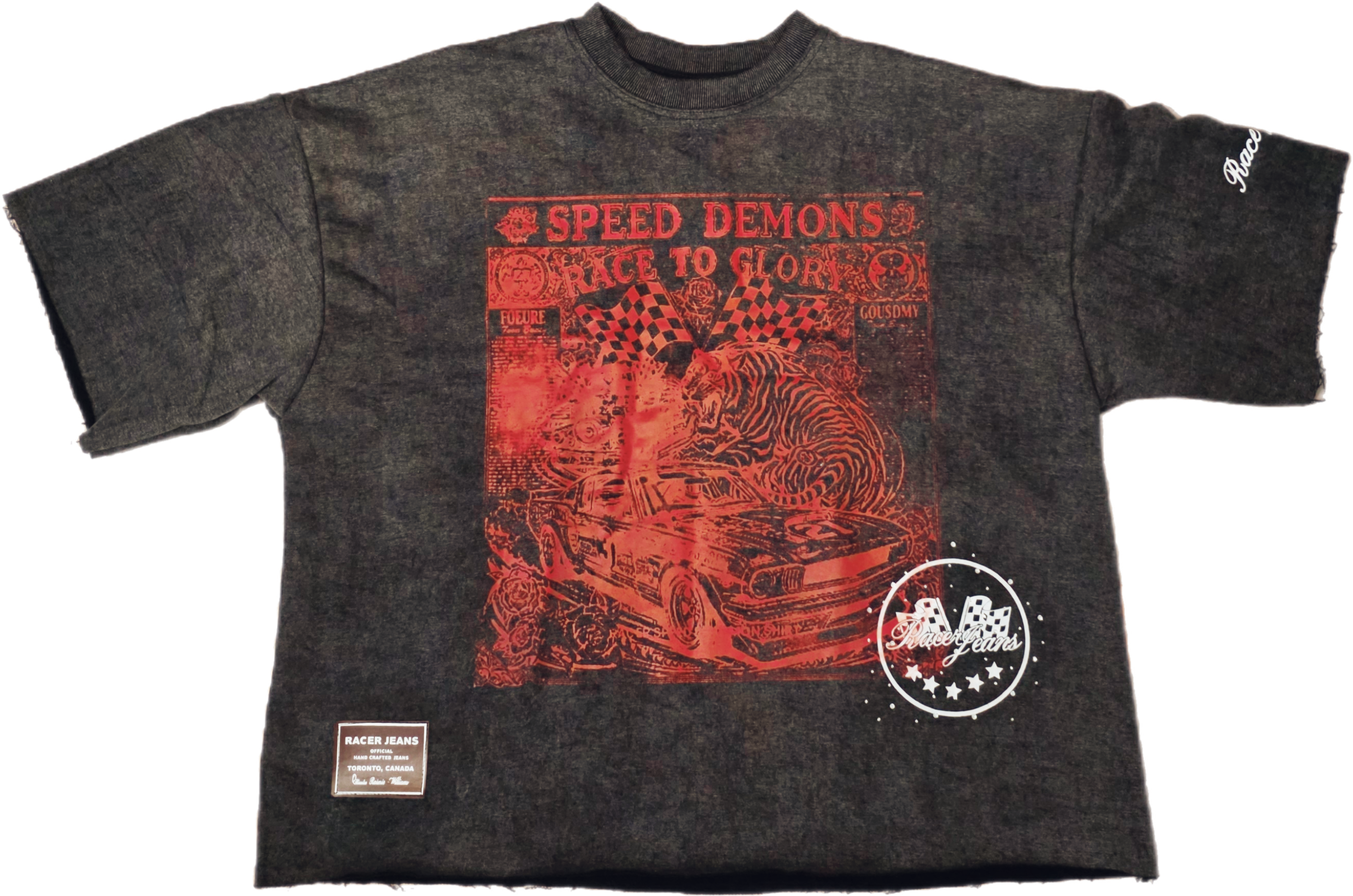 SPEED DE DEMON SHIRT ( WASHED BLACK )